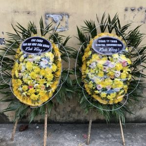 Vòng hoa viếng kim động hưng yên