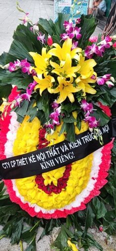 Vòng hoa tang lễ thanh xuân