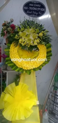 Vòng hoa tang lễ 103 Hà Đông