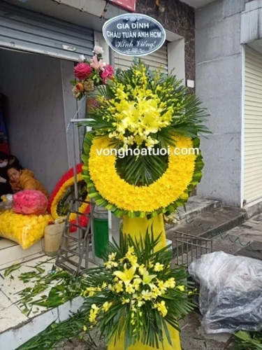 Vòng hoa tang lễ thanh xuân