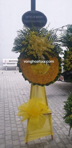 Vòng hoa tang lễ thanh nhàn