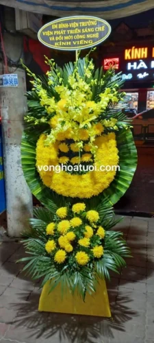 Vòng hoa tang lễ thái bình
