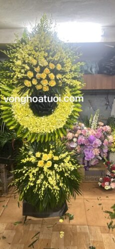 Vòng hoa tang lễ thanh xuân