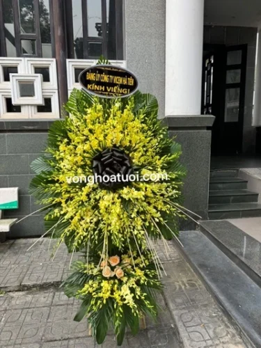 Vòng hoa tang lễ thanh nhàn
