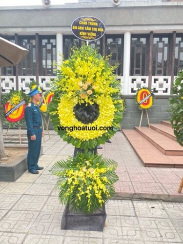 Vòng hoa tang lễ thanh nhàn