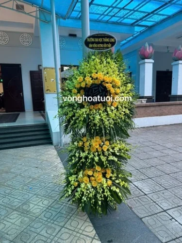 Vòng hoa tang lễ 103 Hà Đông