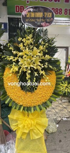 Vòng hoa tang lễ Bắc Từ Liêm