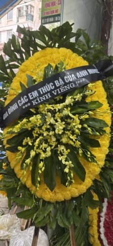 Vòng hoa tang lễ Bắc Từ Liêm
