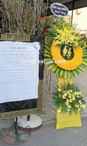Vòng hoa số 1a bệnh viện Việt Xô