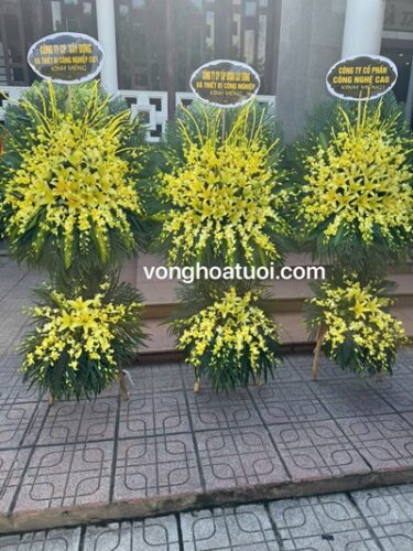 Vòng hoa tang lễ thanh nhàn