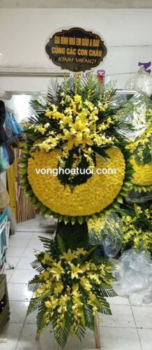 Vòng hoa tang lễ Nam Từ Liêm