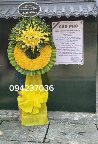 Vòng hoa số 1a bệnh viện Việt Xô